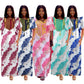 Elegant Tie Dye Kaftan