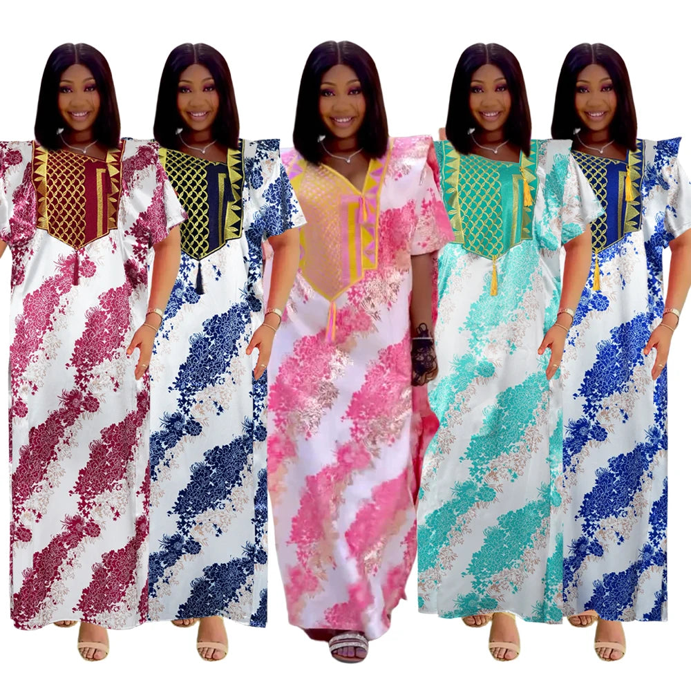 Elegant Tie Dye Kaftan