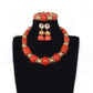 Bridal Beads African Jewellery Set For Wedding