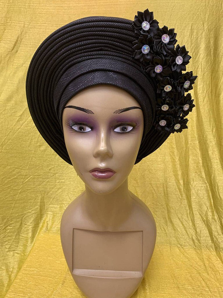 Turban Headtie With Stones