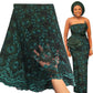 Soft Lace 5 Yards French Tulle Rhinestone Embroidery