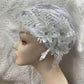 Double Bow Turban Cap With Sequins