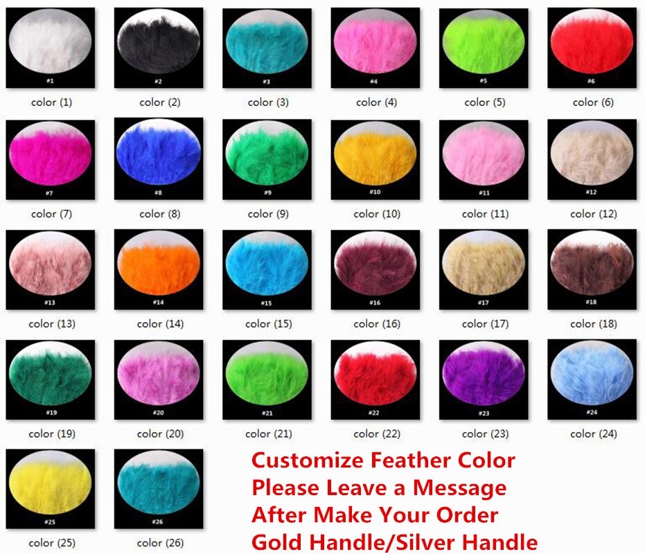 Turkey Feather Hand Fan