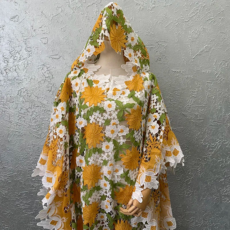 Traditional Flower Queen Kaftan