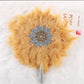 Turkey Feather Hand Fan