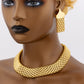 Gold Color Chain Set