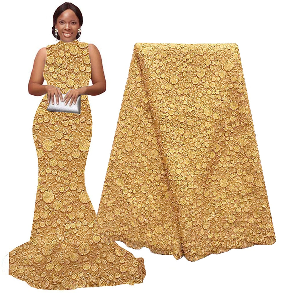 French Lace Fabric 5 Yards