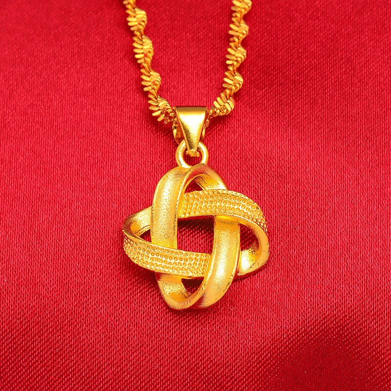 Dubai Gold Color Necklace and Earring Sets