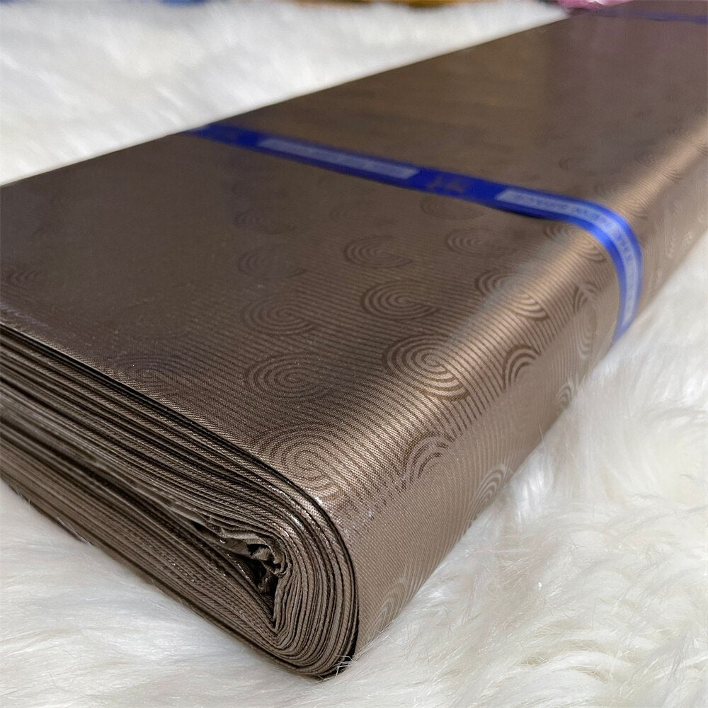 5 Yards Men's Atiku Jacquard Brocade Fabric