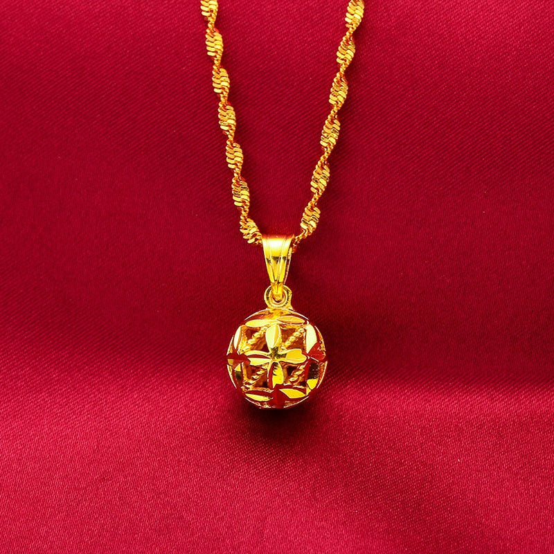 Dubai Gold Color Necklace and Earring Sets
