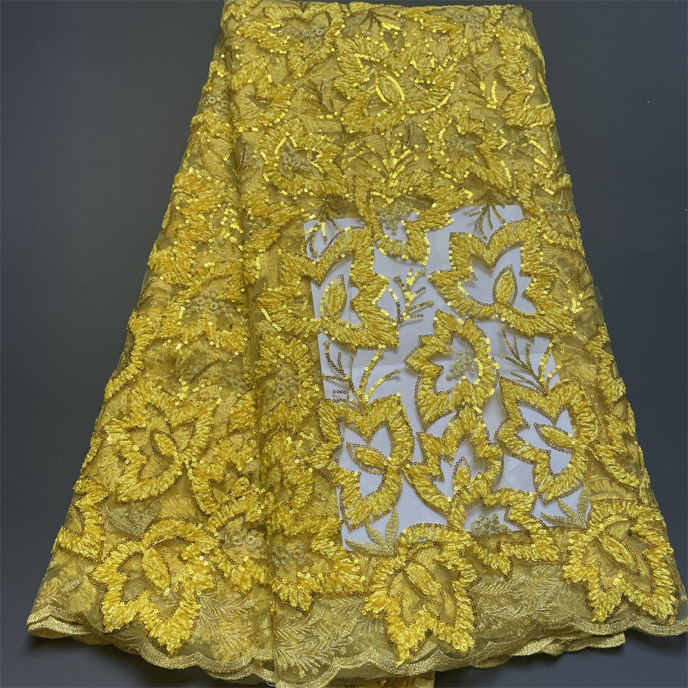 French Lace Fabric 5 Yards