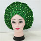 Breathable Sego Beaded Gele