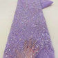 Luxury Beads Sequence African Lace Fabric 5 Yards 2023 High Quality French Tulle Sequins Nigerian Asoebi Wedding Fabrics Sewing