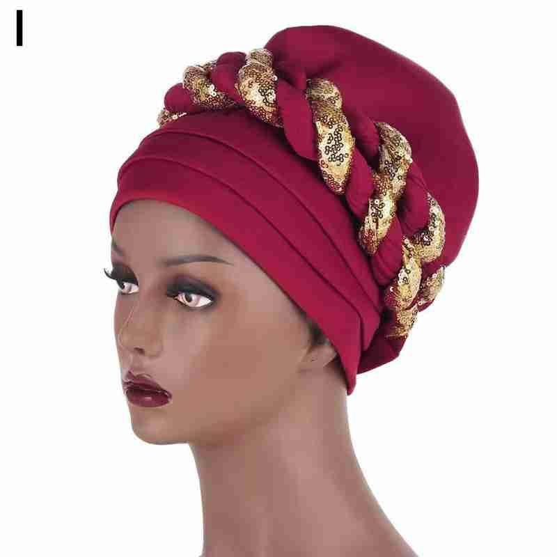 Double Twist Turban Cap