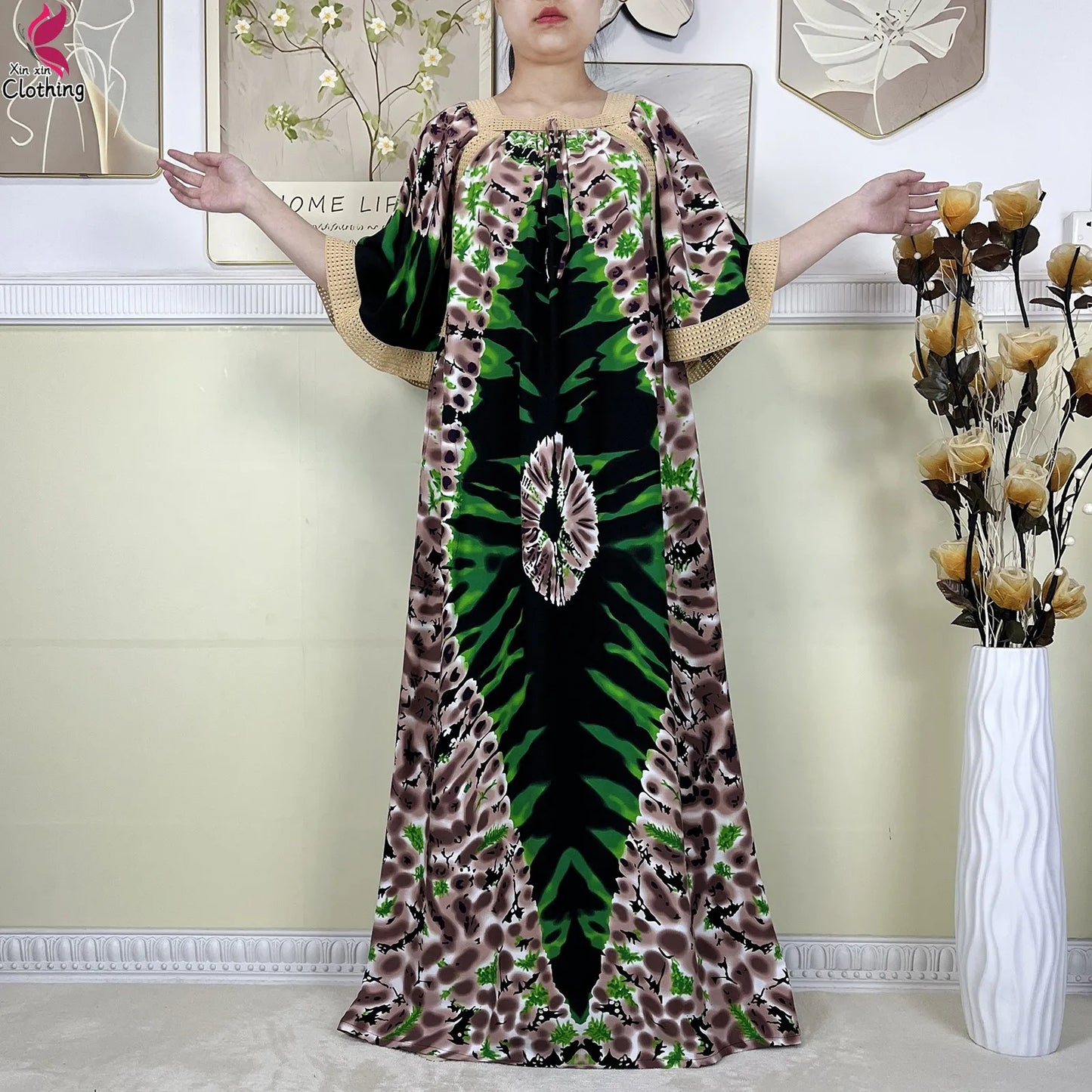 Traditional print Kaftan