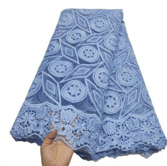 Lace Fabric Sequins 5 Yards