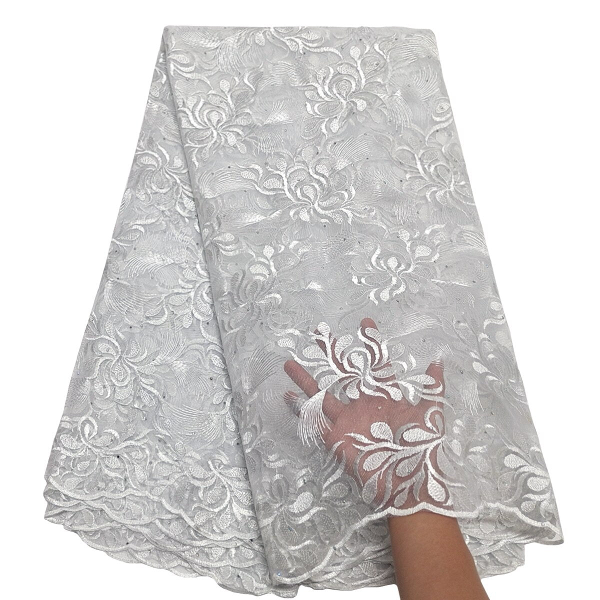 French Tulle Lace Fabric 5 Yards African Lace Fabric