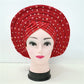 Breathable Sego Beaded Gele
