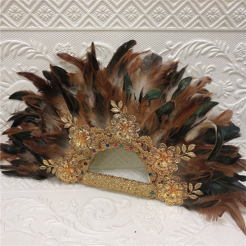 High Quality Feather Fan Big Size
