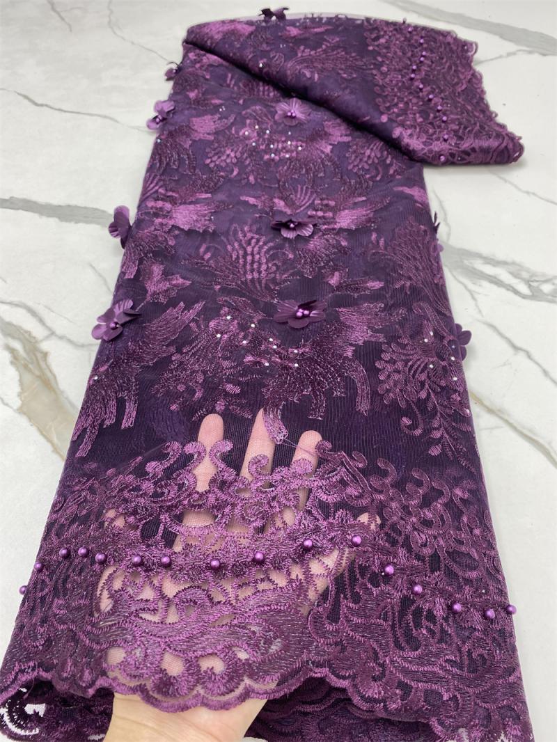 Lace Fabric With Beads