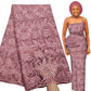 5 Yards High Nigerian Women Wedding Asoebi French Tulle Lace