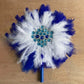 Turkey Feather Hand Fan