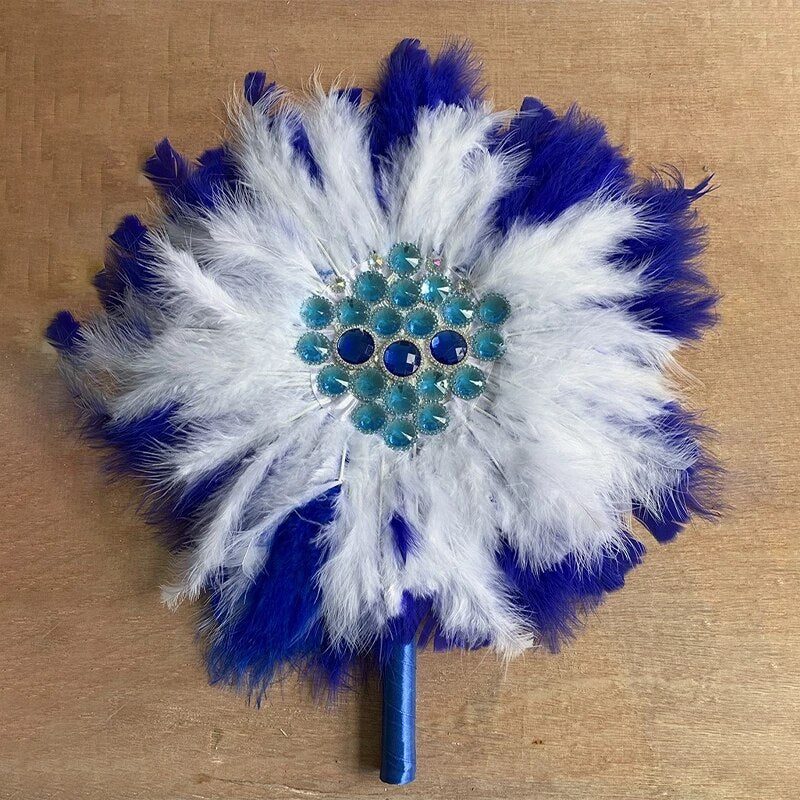 Turkey Feather Hand Fan