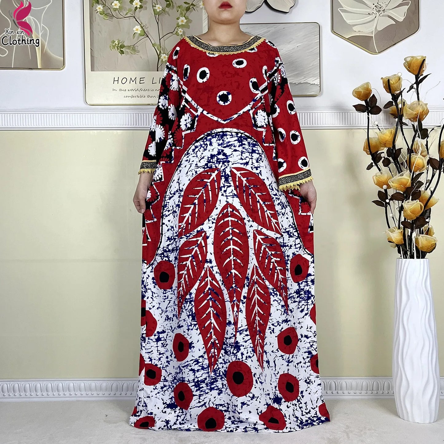 Traditional print Kaftan