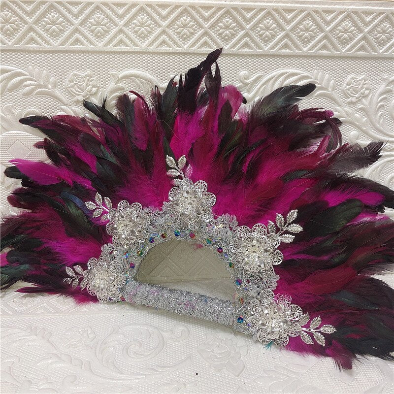 High Quality Feather Fan Big Size