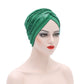 Sequin Pleated Turban Headtie