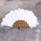 Turkey Feather Hand Fan