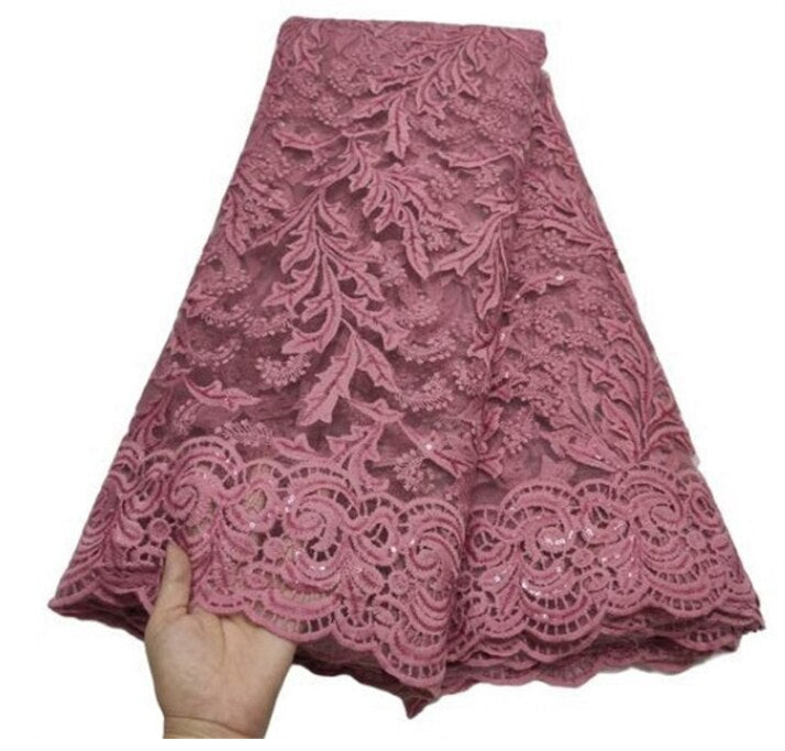 Lace Fabric Sequins 5 Yards