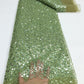 Lime Sequins Swiss Lace