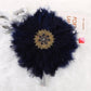 Turkey Feather Hand Fan