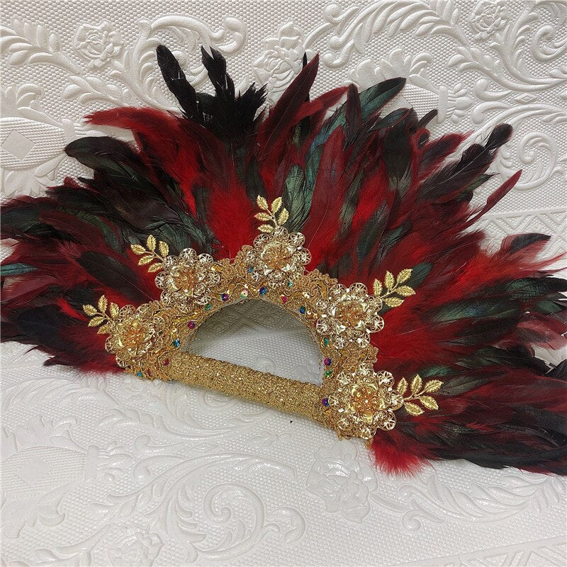 High Quality Feather Fan Big Size
