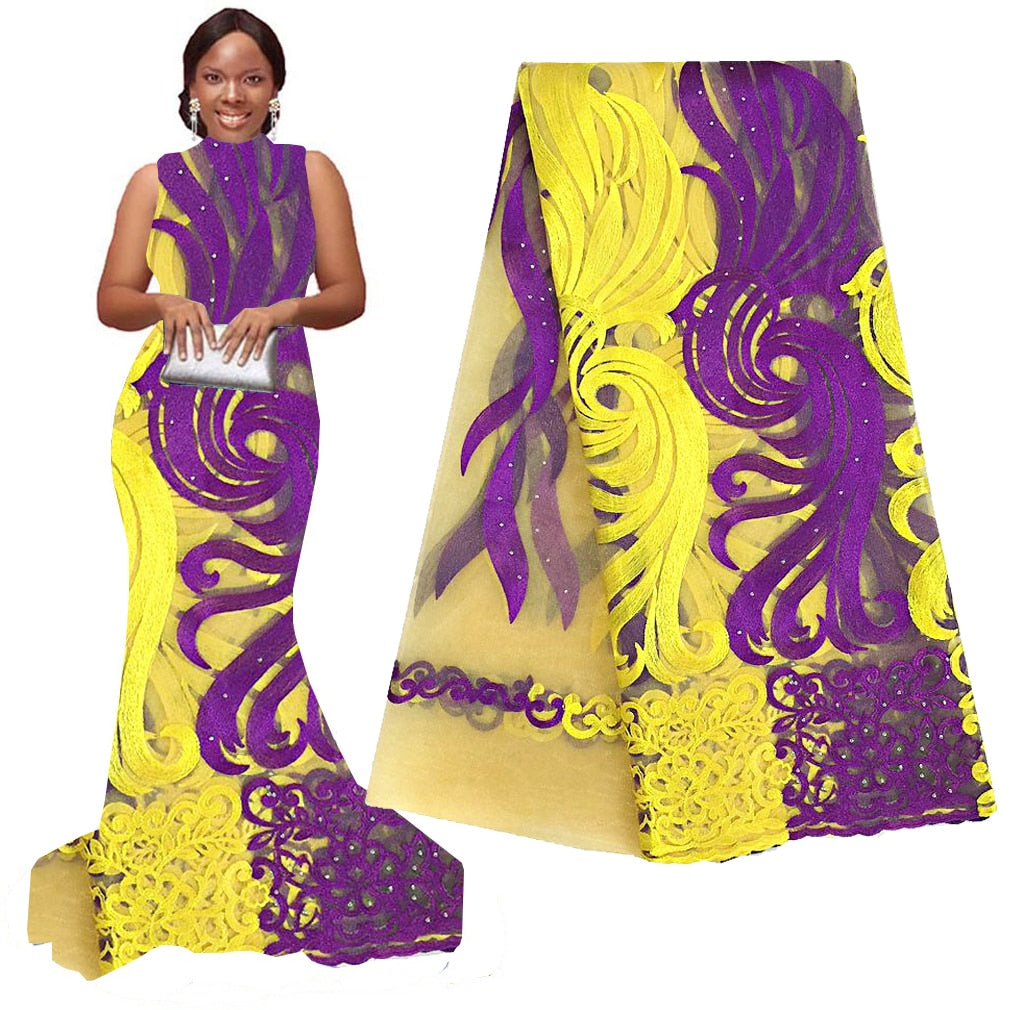 French Lace Fabric 5 Yards