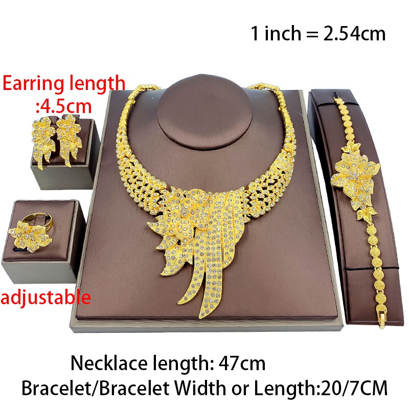 Dubai Gold Jewelry Sets