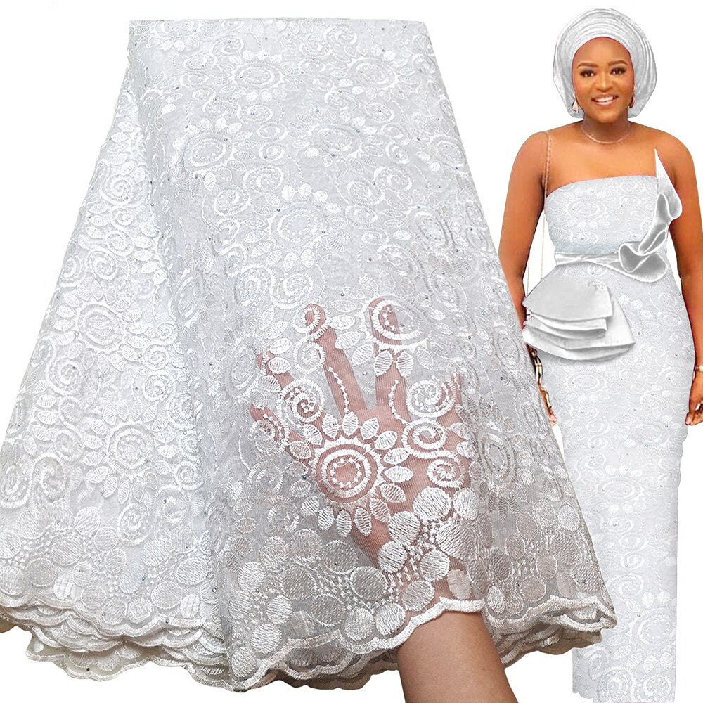 French Lace Fabric 5 Yards