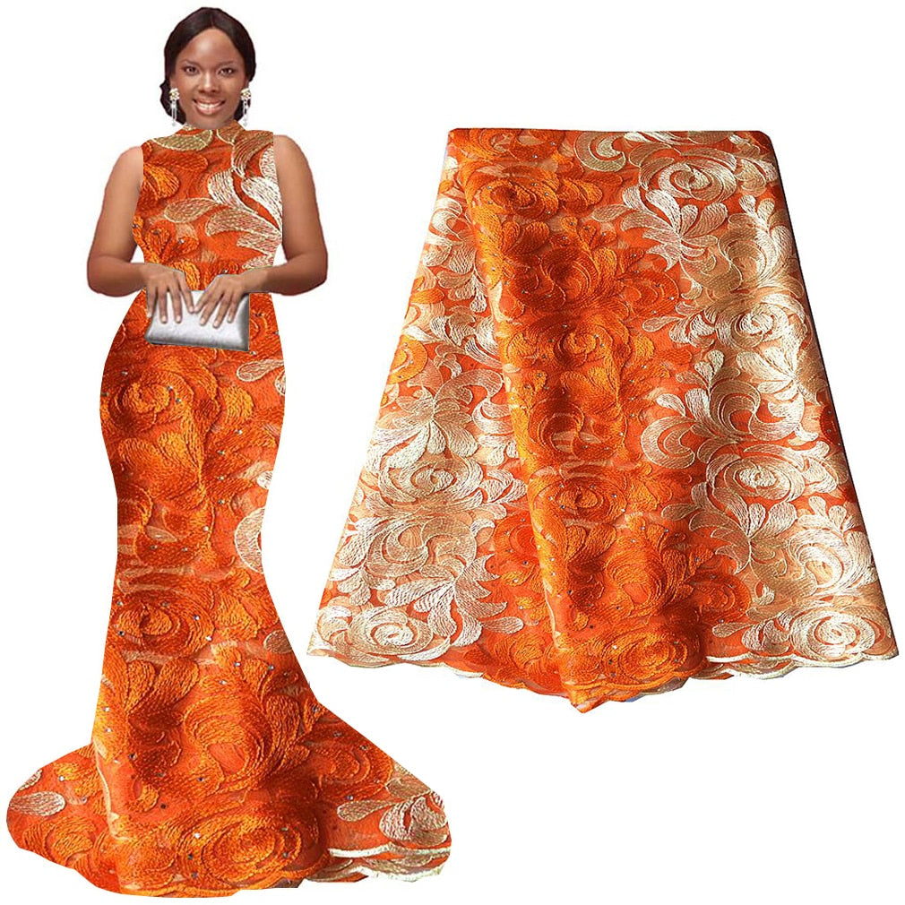 French Lace Fabric 5 Yards