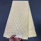 MIQIER 2023High Quality African Nigerian Tulle Lace Fabric Dress Cotton Damask Guipure Formal Prom Party Gown 5yards