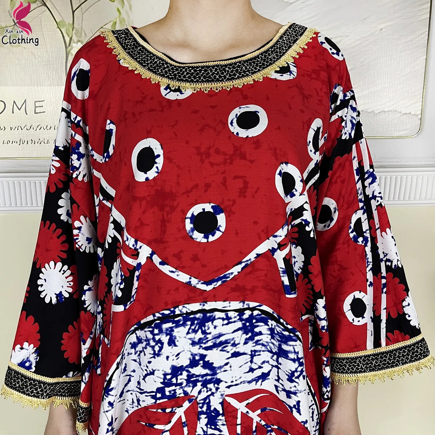 Traditional print Kaftan