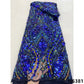 Latest African Lace Fabric Sequins Glitter Tulle Lace Fabric High Quality 2022 Asoebi Lace Fabric Embroidered Lace 5 yards Dress