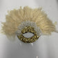 Turkey Feather Fan With Sequins