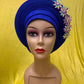 Turban Headtie With Stones
