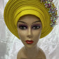 Turban Headtie With Stones
