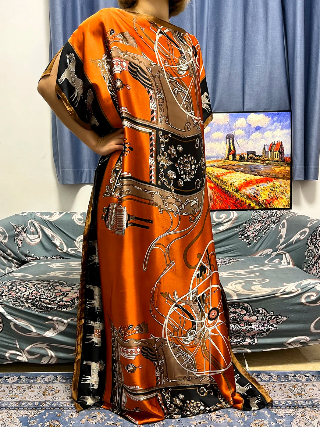Traditional Silk Print