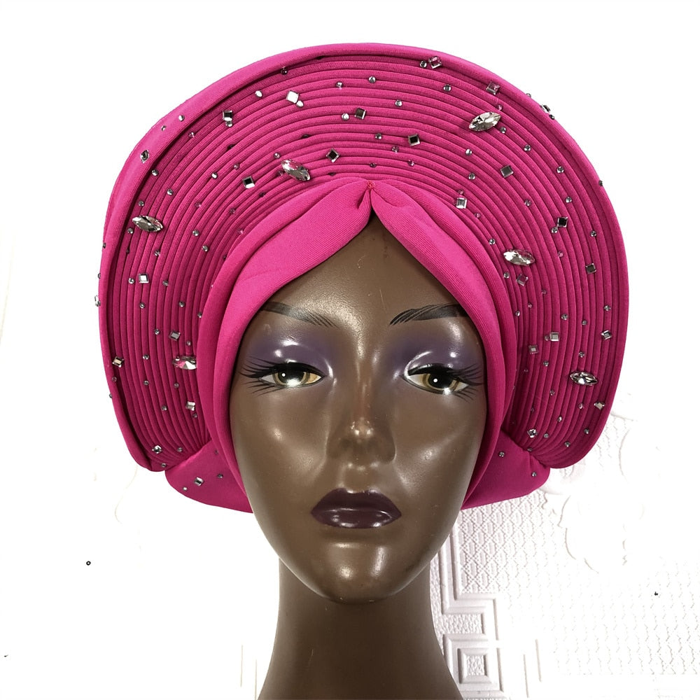 Auto Gele Headtie With Stones