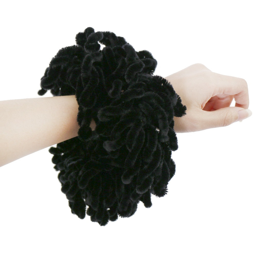 Satin Braided HeadBand With Sequins