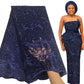 Soft Lace 5 Yards French Tulle Rhinestone Embroidery