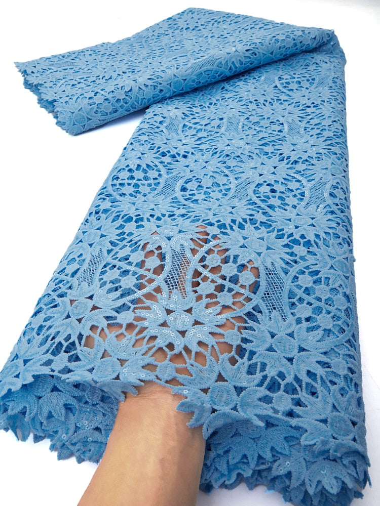 French Lace Fabric 2.5 Yards